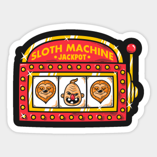 Sloth Machine Sticker